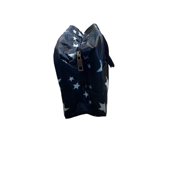 Stylish Navy Star-Patterned Insulated Lunch Bag NEW - Picture 4 of 6